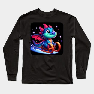 Rufie the Dragon -  Bobsleigh #23 Long Sleeve T-Shirt